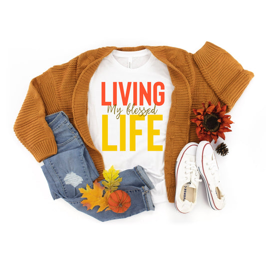 Fall Blessed Life Tee